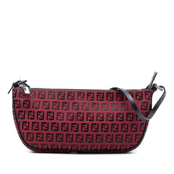 Fendi Handbags - Pre-Loved Fendi Zucchino Canvas Pochette